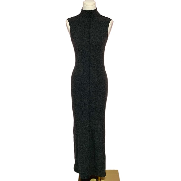 Forever 21 Dresses & Skirts - VTG Y2K Forever 21 Dark Grey Sleeveless Maxi Dress